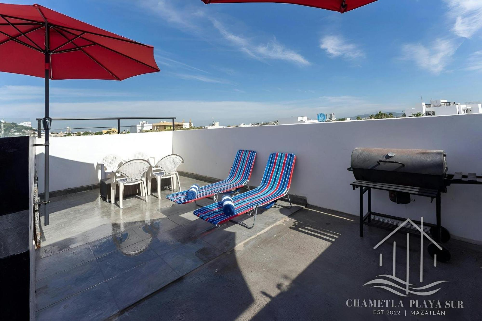 Luxe Modern-5 Star Area-walk 2 Beach-pool-bbq-view-king Bed Mazatlán